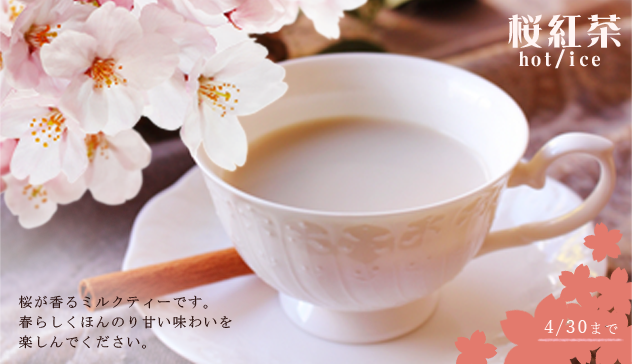 期間限定桜紅茶