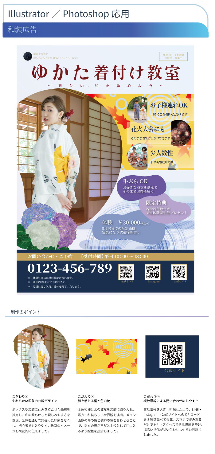浴衣着付け教室