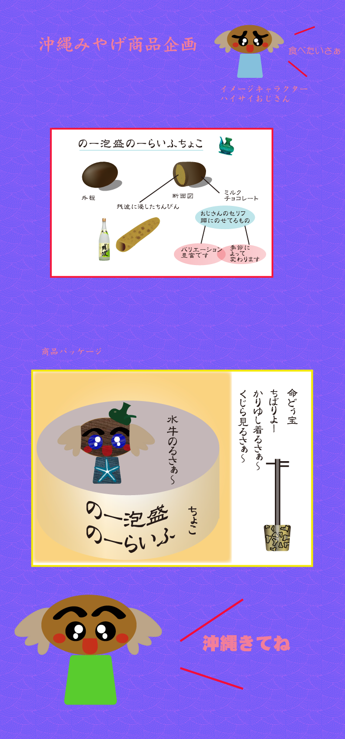 沖縄みやげ企画した画像