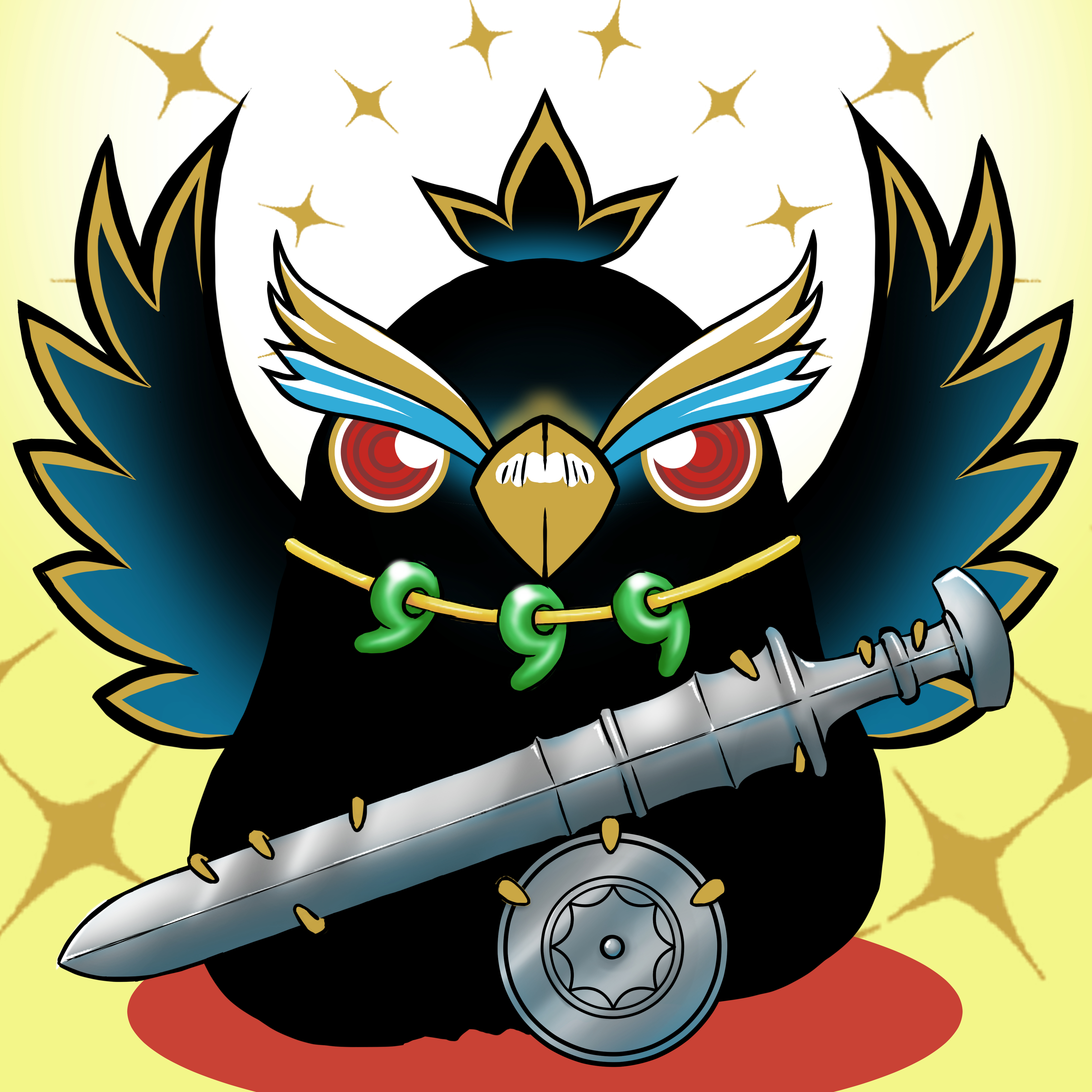 ちいかむい：ヤタガラス