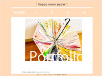 マーケティングデザイナー科 27期生作品 ! happy news paper !