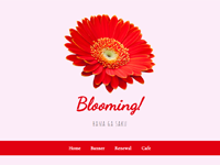 Webマーケティングデザイナー養成科 25期生作品 Blooming!