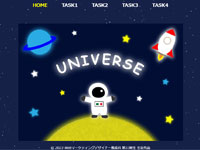 Webマーケティングデザイナー養成科 33期生作品 UNIVERS