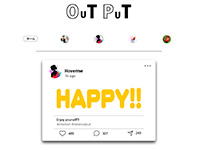 マルチデザインクリエイター科 06期生作品  OUTPUT