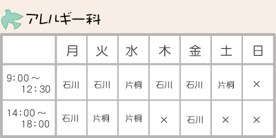 アレルギー科